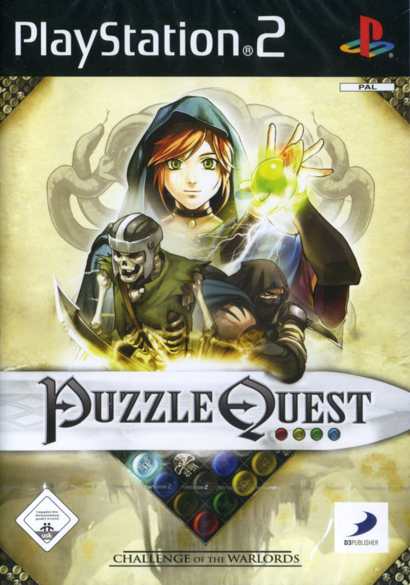 Playstation 2-Puzzle Quest: Challenge of the Warlords Tweedehands