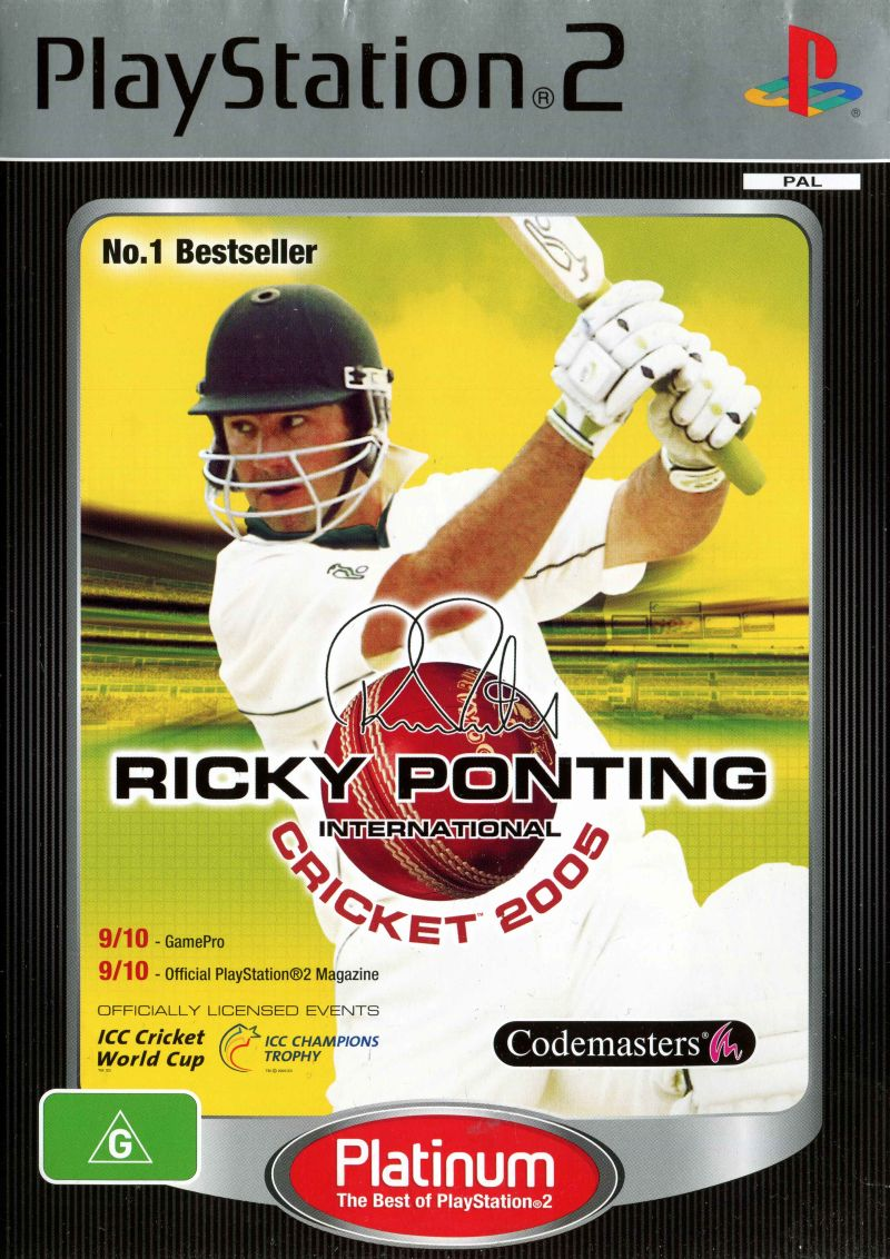 Playstation 2-Ricky Ponting International Cricket Tweedehands