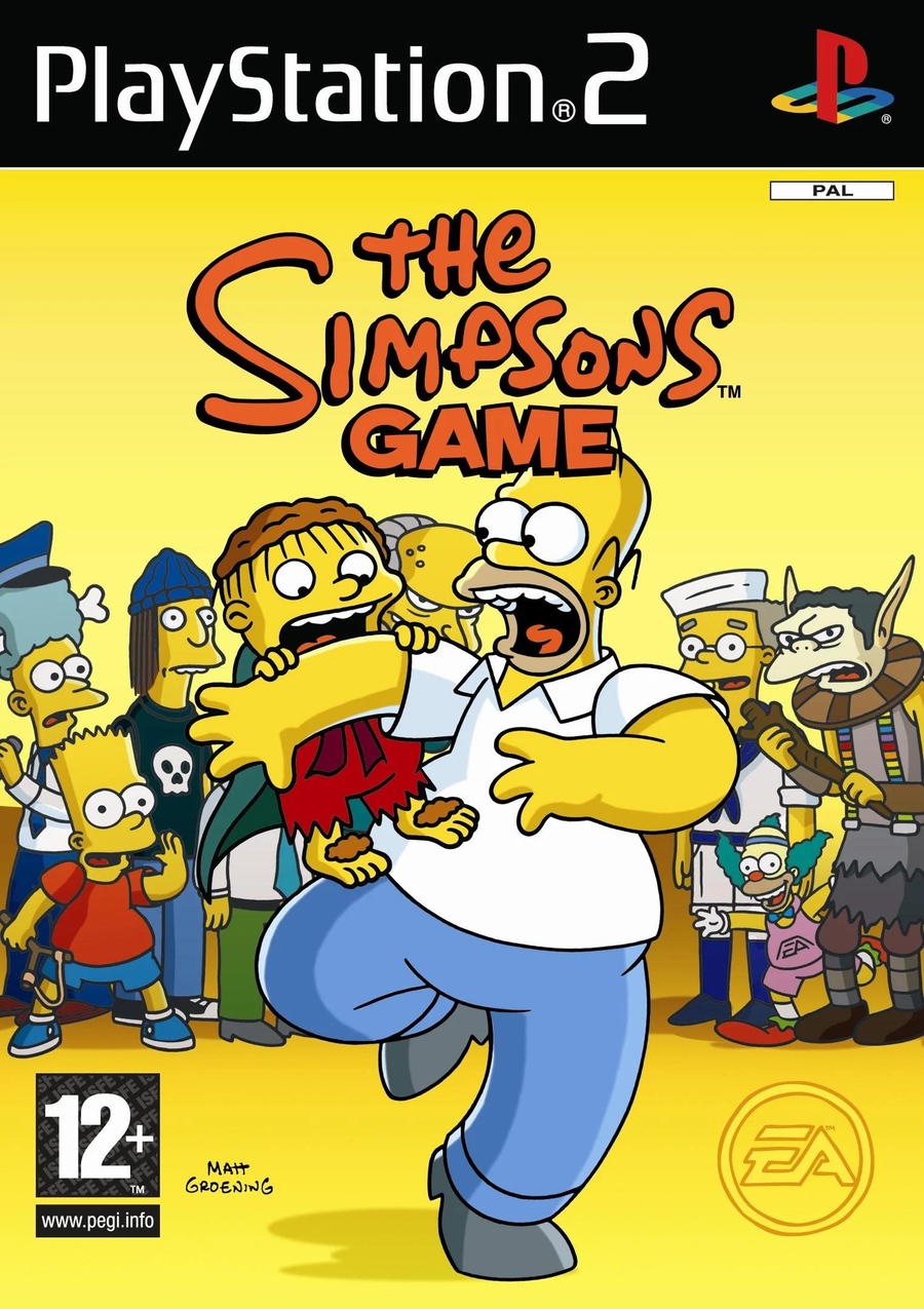 Playstation 2-The Simpsons Game Tweedehands