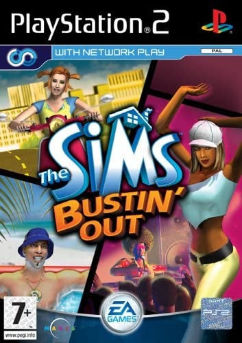 Playstation 2-The Sims: Bustin' Out / Erop Uit Tweedehands