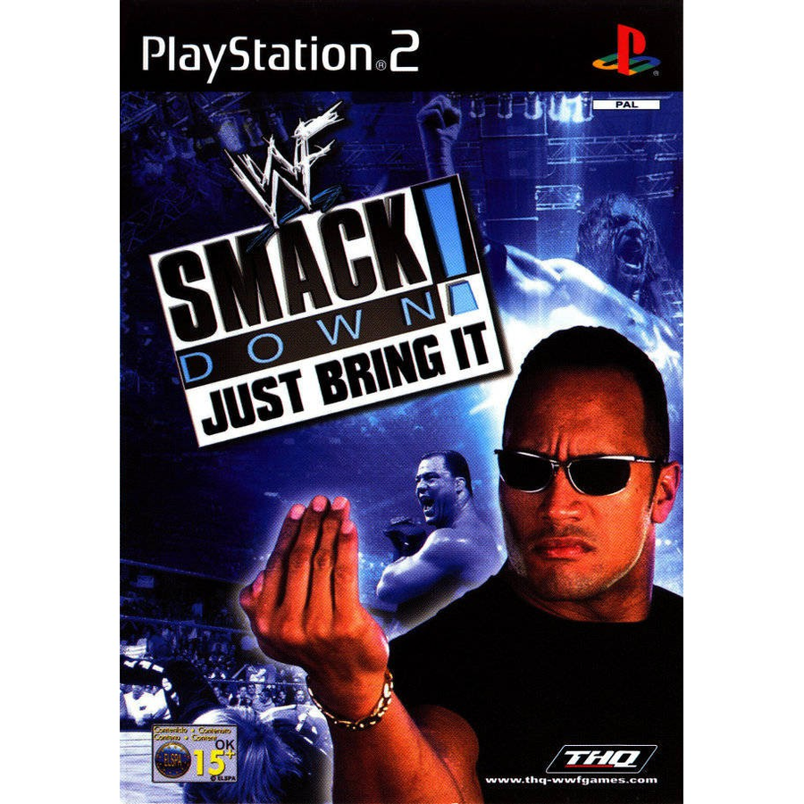 Playstation 2-WWF Smackdown Just Bring It Tweedehands