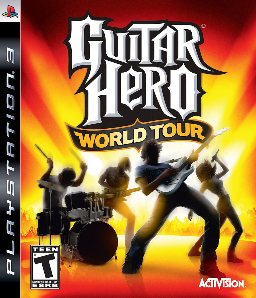 Playstation 3-Guitar Hero World Tour Tweedehands