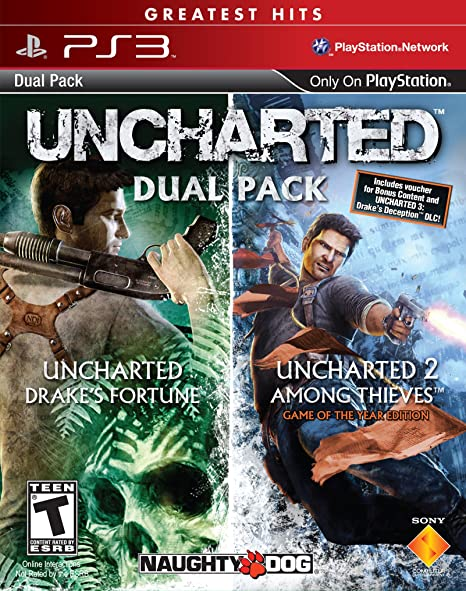 Playstation 3-Uncharted 1 & 2 Double Pack Tweedehands