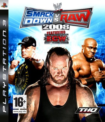 Playstation 3-WWE Smackdown vs. Raw 2008 Tweedehands
