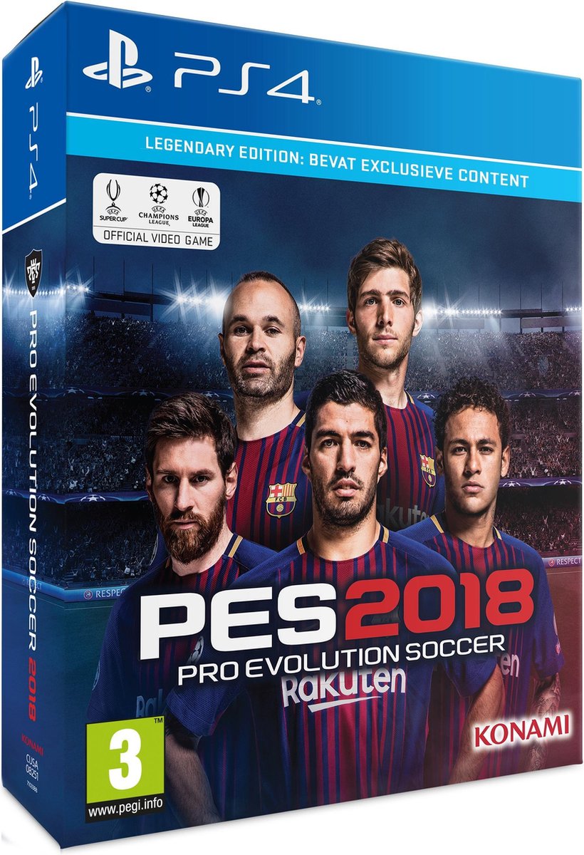 Playstation 4-Pro Evolution Soccer 2018 - Legendary Edition Tweedehands