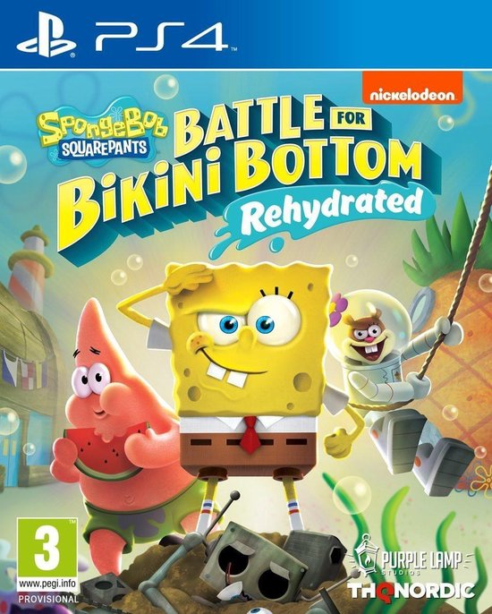 Playstation 4-SpongeBob SquarePants: Battle for Bikini Bottom - Rehydrated Tweedehands