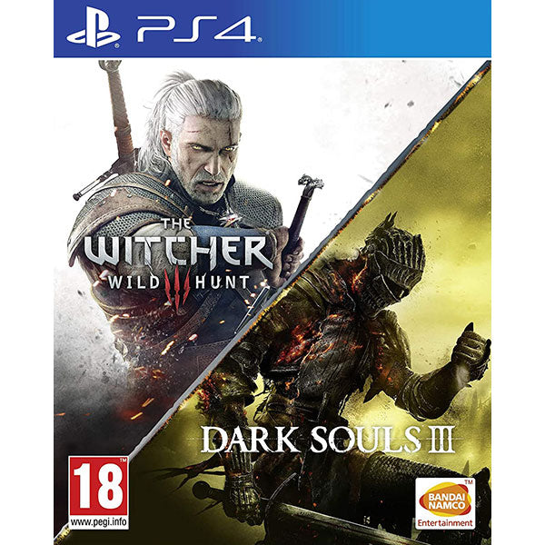 Playstation 4-The Witcher 3: Wild Hunt + Dark Souls III Tweedehands