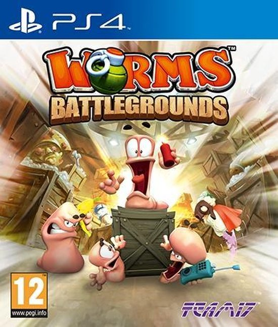 Playstation 4-Worms Battlegrounds Tweedehands