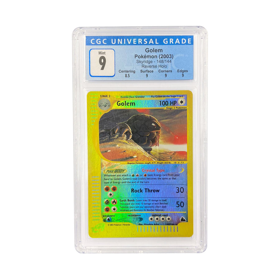 Pokemon-Golem - Skyridge 148/144 (Reverse Holo) - CGC 9 Tweedehands