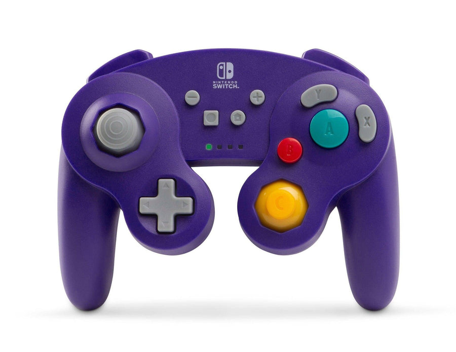 PowerA-Gamecube Style Draadloze Controller voor Nintendo Switch - Paars Tweedehands