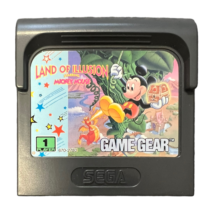Sega Game Gear-Land of Illusion Starring Mickey Mouse (Losse Cassette) Tweedehands
