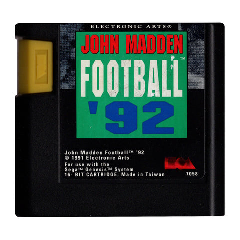 Sega Genesis-John Madden Football '92 (Losse cassette) Tweedehands