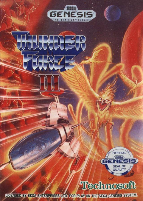 Sega Genesis-Thunder Force III(3) (In doos) Tweedehands