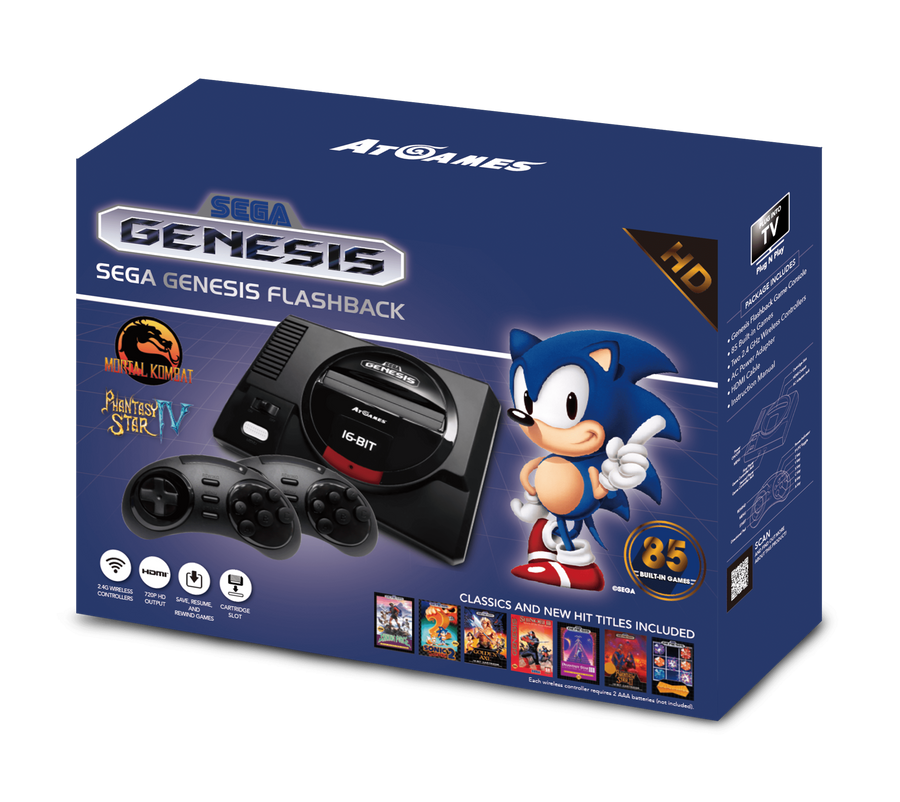 SEGA-Mega Drive Flashback Mini Console (In doos) Tweedehands