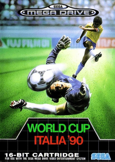 Sega Mega Drive-World Cup Italia '90 (In doos) Tweedehands