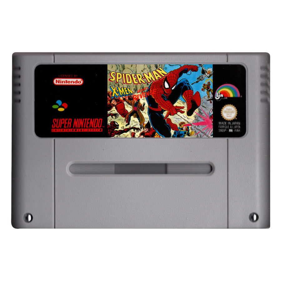 SNES-Spider-Man & X-Men: Arcade's Revenge (Losse cassette) Tweedehands