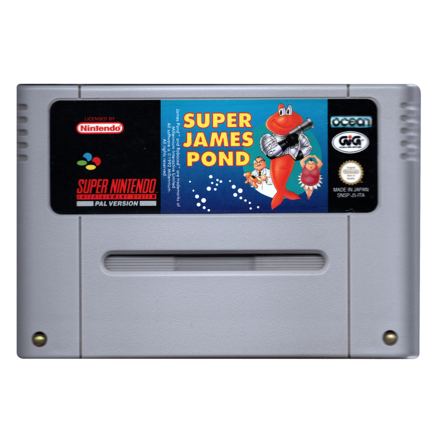 SNES-Super James Pond (Losse Cassette) Tweedehands