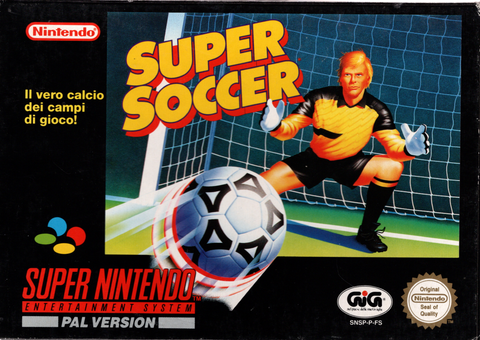 SNES-Super Soccer (In doos) Tweedehands