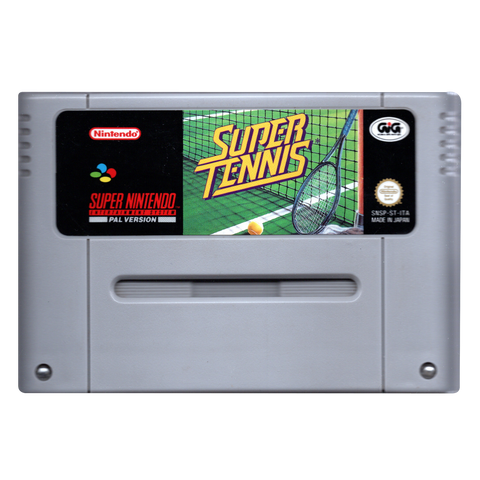 SNES-Super Tennis - Verkleurd (Losse Cassette) Tweedehands