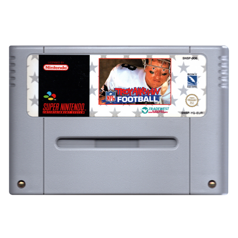 SNES-Troy Aikman NFL Footbal (Losse Cassette) Tweedehands