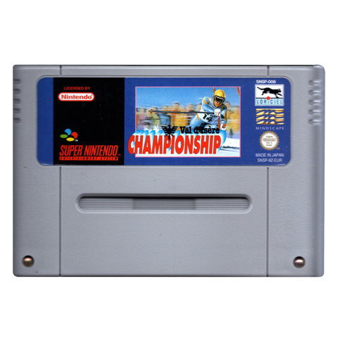 SNES-Val d'Isere Championship - Verkleurd (Losse Cassette) Tweedehands