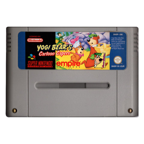 SNES-Yogi Bear's Cartoon Capers (Losse cassette) Tweedehands