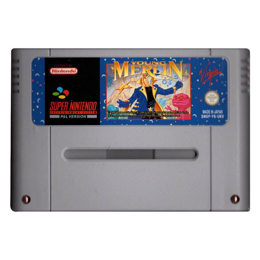 SNES-Young Merlin (Losse cassette) Tweedehands