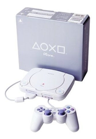 Sony-Playstation 1 Slim (PS One) Console (In doos) Tweedehands