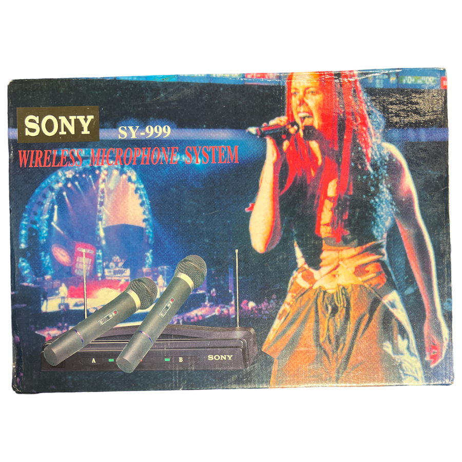 Sony-Two Channels Wireless Microphone System SY-999 (Vintage) - In doos Tweedehands