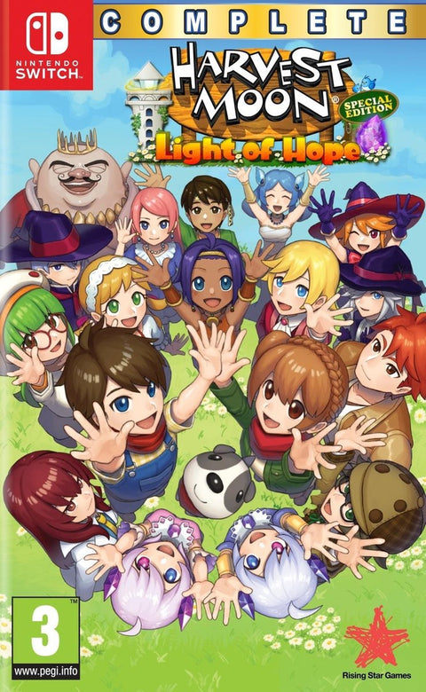 Nintendo Switch Harvest Moon Light of Hope Special Edition Complete, doos voorkant, tweedehands