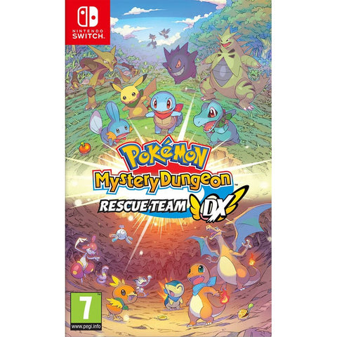 Nintendo Switch Pokémon Mystery Dungeon Rescue Team DX, doos voorkant, tweedehands