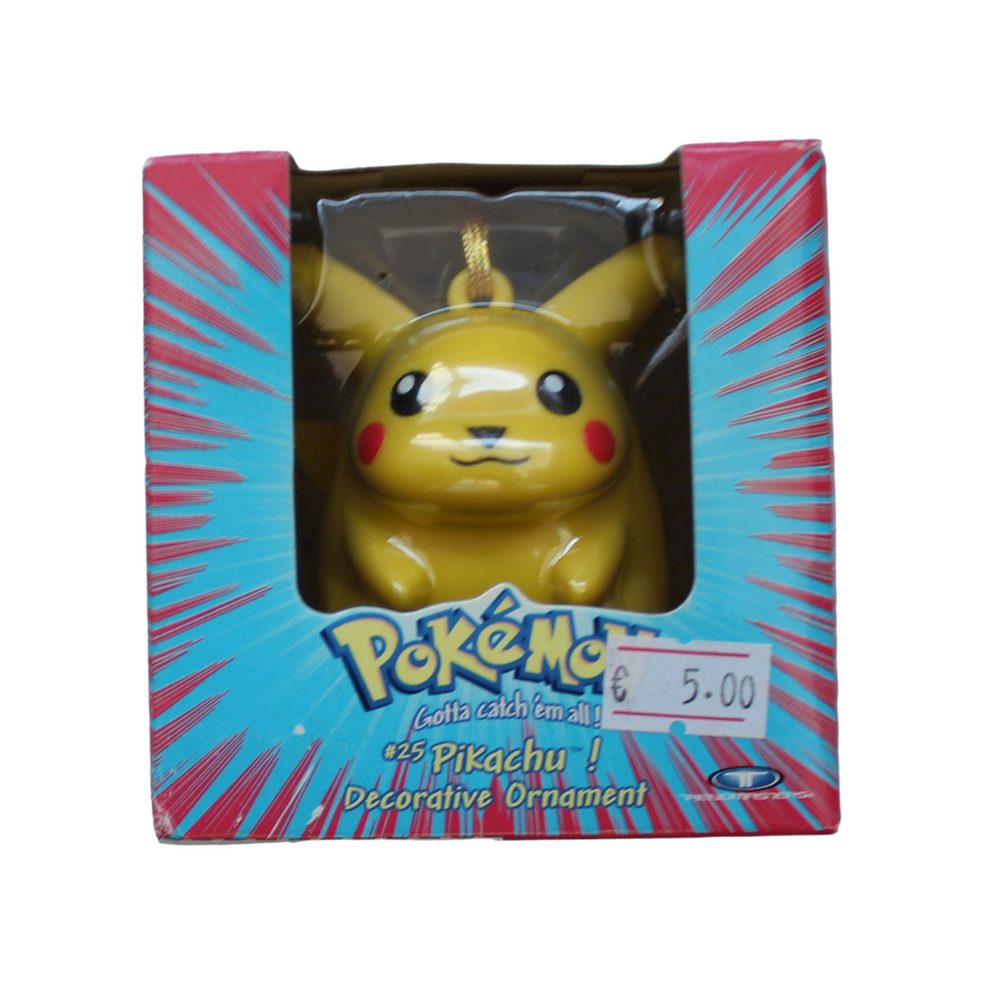 Trendmasters-Pokemon Decorative Ornament Figure #25 Pikachu! - 1999 (Sealed) Tweedehands