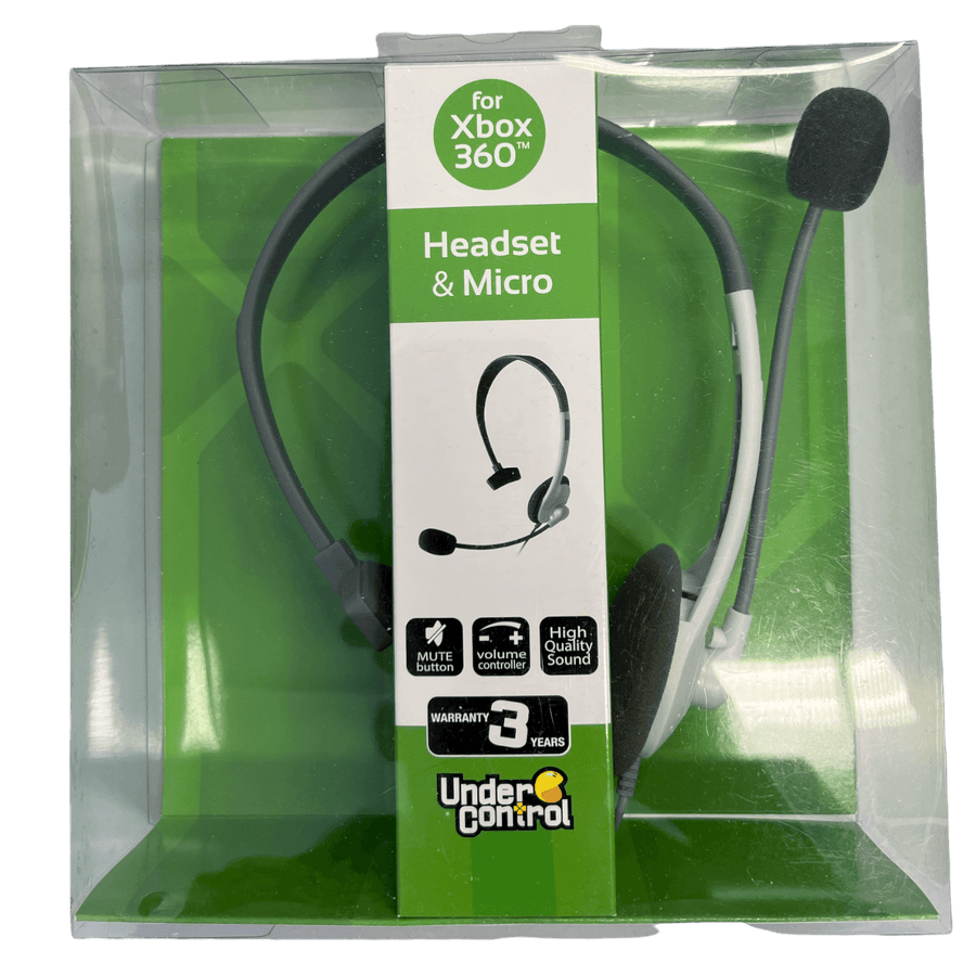 Under Control-Mono Headset voor Xbox 360 - Wit (Nieuw)
