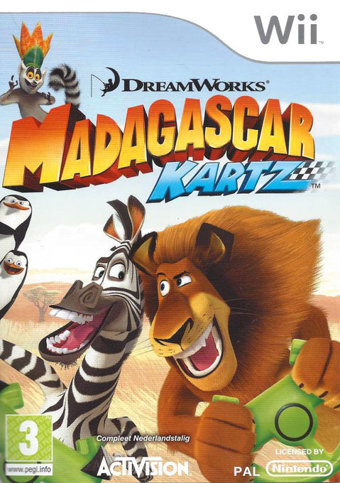 Wii-Madagascar Kartz Tweedehands