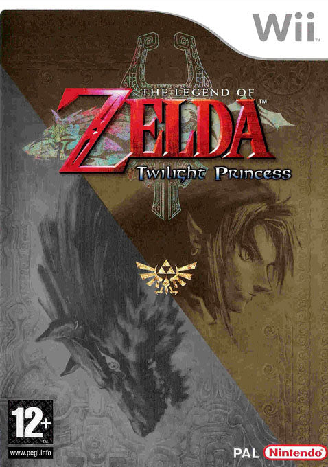 Nintendo Wii The Legend of Zelda Twilight Princess, doos voorkant, standaarduitgave PAL, tweedehands