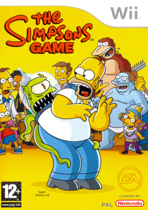 Wii-The Simpsons Game Tweedehands