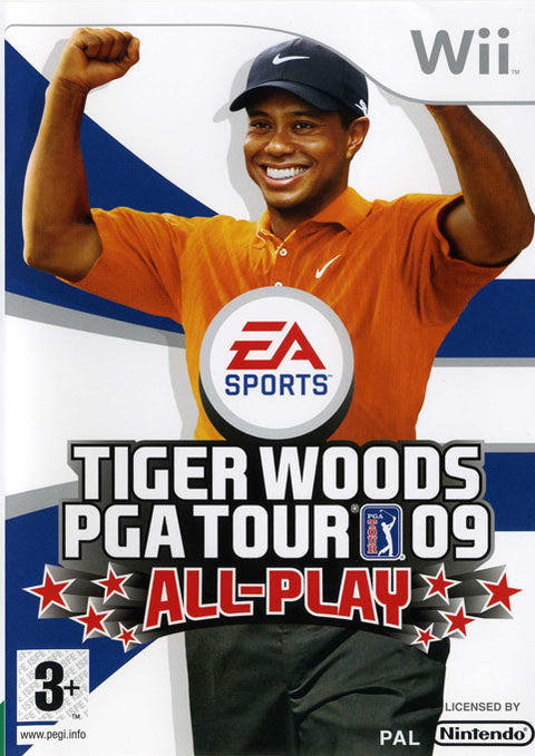 Wii-Tiger Woods PGA Tour 09 All-Play Tweedehands