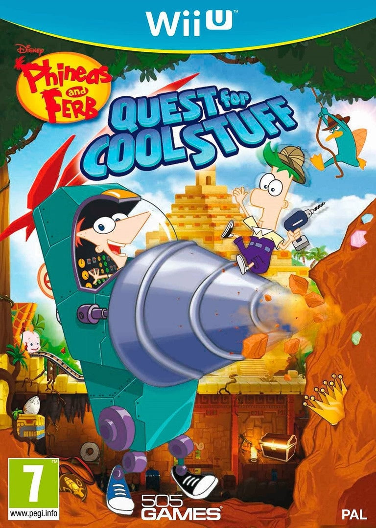Wii U-Phineas and Ferb: Quest for Cool Stuff Tweedehands