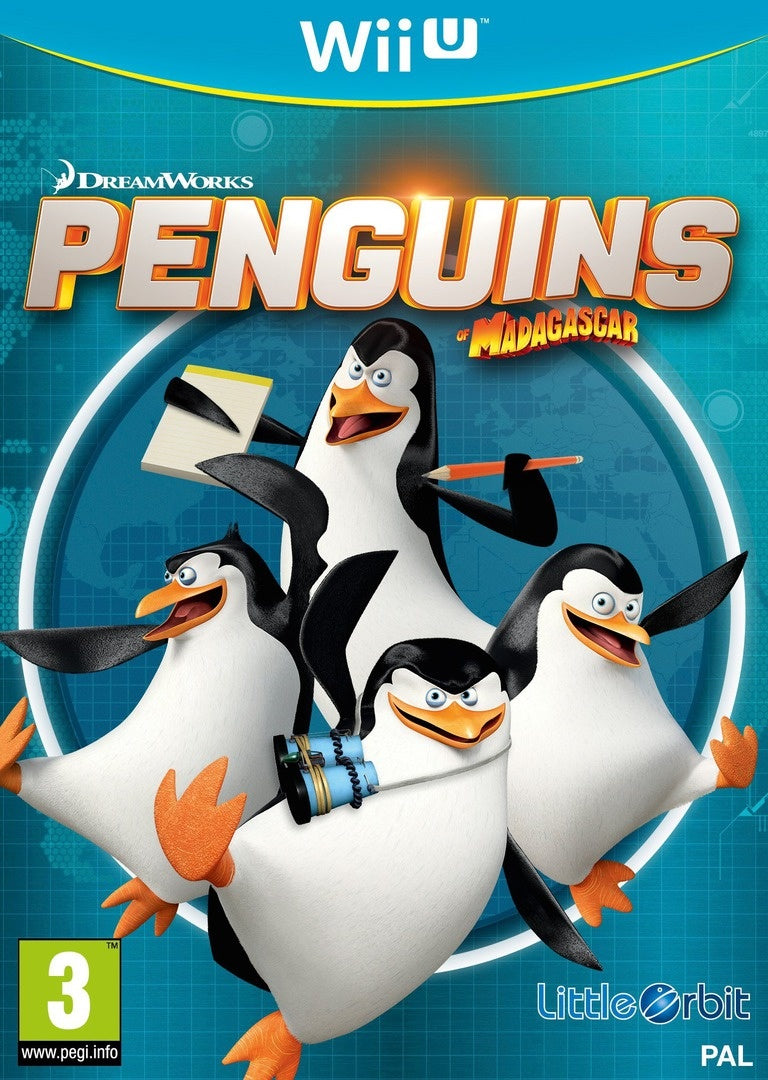 Wii U-The Penguins of Madagascar Tweedehands