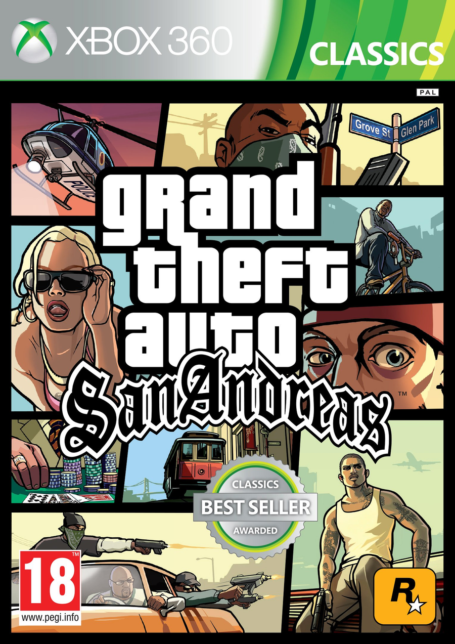 Xbox 360-Grand Theft Auto: San Andreas Tweedehands
