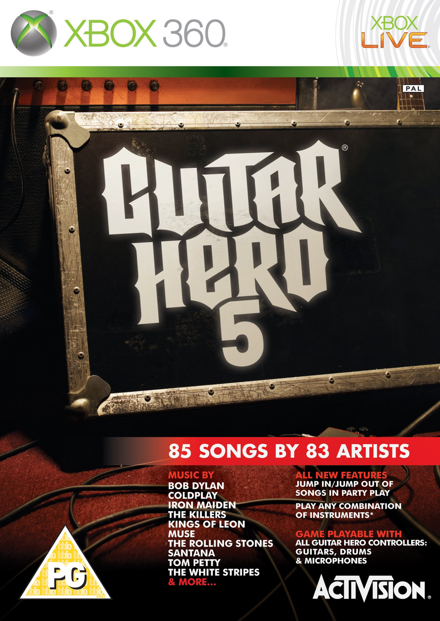 Xbox 360-Guitar Hero 5 Tweedehands