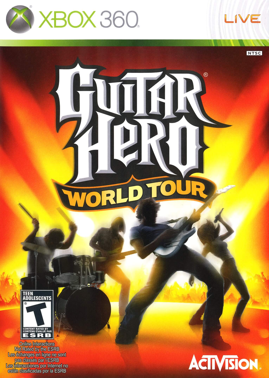 Xbox 360-Guitar Hero World Tour Tweedehands