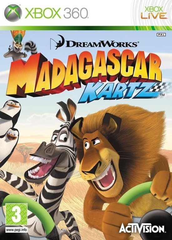 Xbox 360-Madagascar Kartz Tweedehands