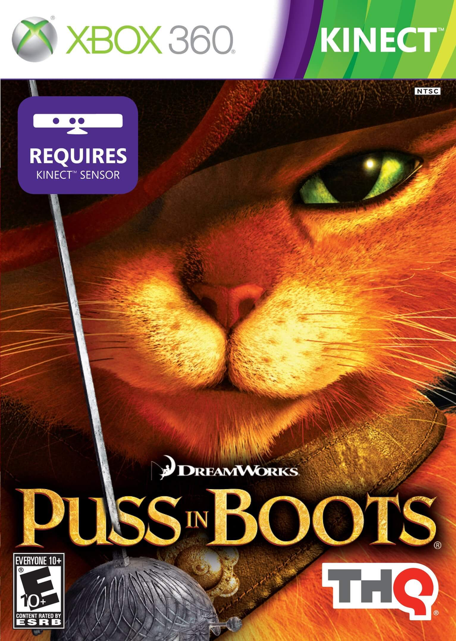 Xbox 360-Puss in Boots Tweedehands