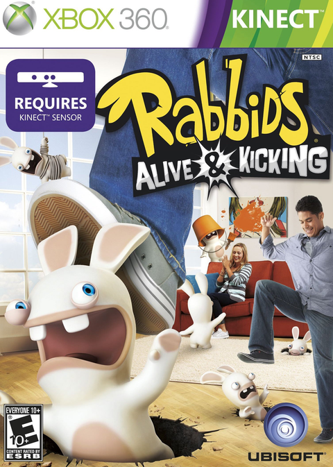 Xbox 360-Raving Rabbids: Alive & Kicking Tweedehands