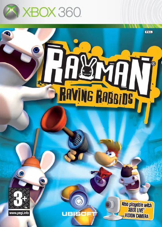 Xbox 360-Rayman Raving Rabbids Tweedehands