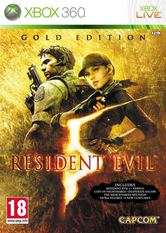 Xbox 360-Resident Evil 5 - Gold Edition Tweedehands