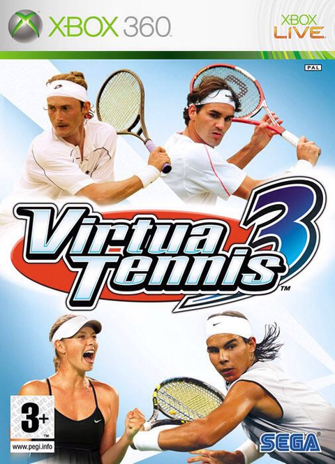 Xbox 360-Virtua Tennis 3 Tweedehands