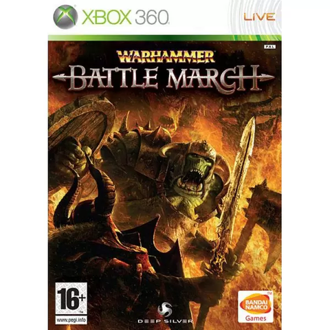 Xbox 360 Warhammer Battle March, doos voorkant, tweedehands