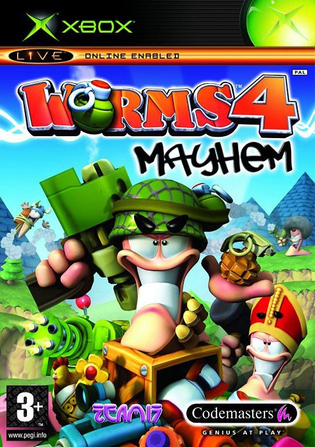 Xbox Classic-Worms 4: Mayhem Tweedehands